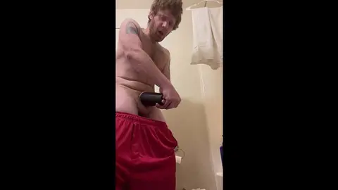 Guy Masturbates with Pocket Pussy