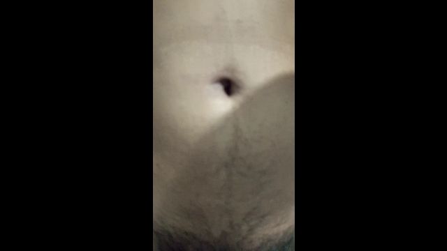 Hairy Man Explores Body in Bath
