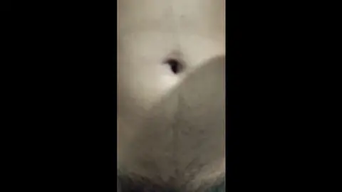 Hairy Man Explores Body in Bath