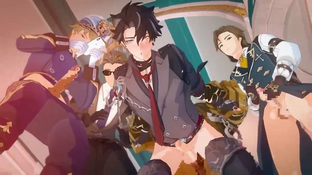 Public Fucking of Wriothesley in Genshin Impact Yaoi