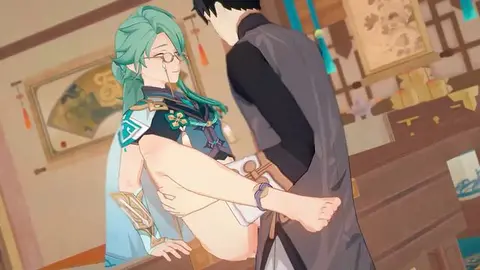 Baizhu Gets Fucked in Anime Style Gay Sex