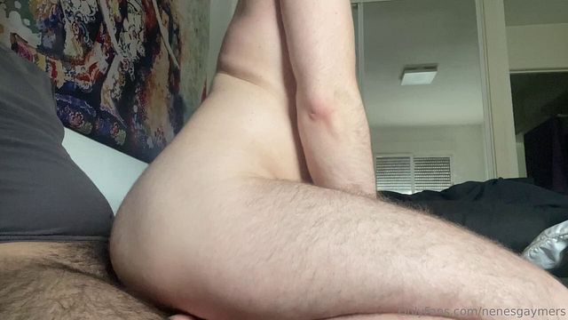 Friend Rides Dick with Energetic Bounces