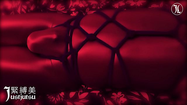 Zentai Clad Man in Shibari Pleasure Denial