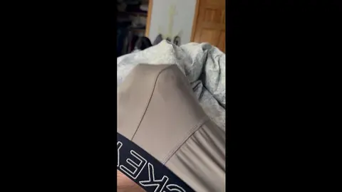 Hunky Guy Ejaculates Thick Cum in Boxer Briefs