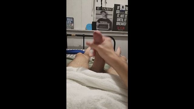 Towels Drop for Post-Shower Blowjob