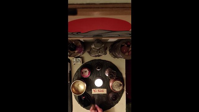 Korean Guys in Intimate Bell Chant Ritual