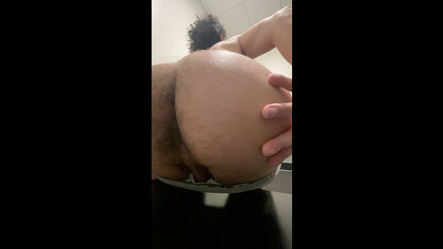 Latino Twink Shows Off Big Butt