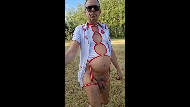 Gay Model Shows Off Outfit Before Stripping