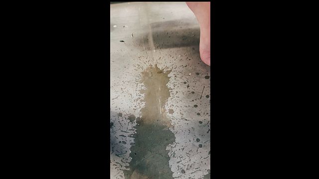 Femboy Wets Lace Panties in Public Parking Lot