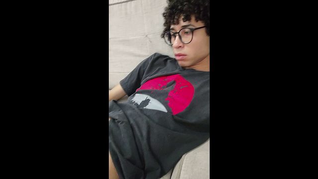 Twink Shows Face and Butt While Jerking Off
