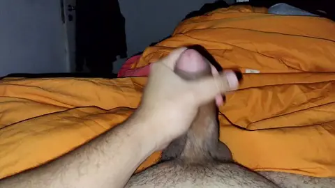 Guy Masturbates to Friend's Gay Porn Videos