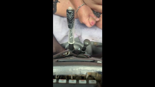 Femboy Sissy Gets Anal with Gear Stick Object