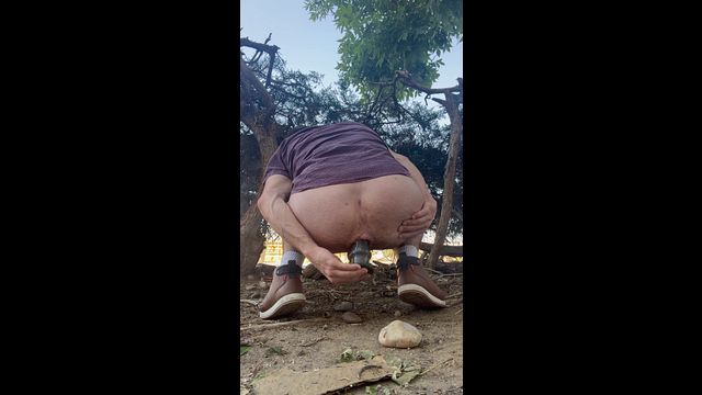 Guy Gets Fucked in Public Outdoor Space