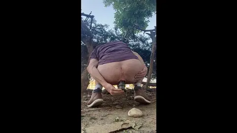 Guy Gets Fucked in Public Outdoor Space