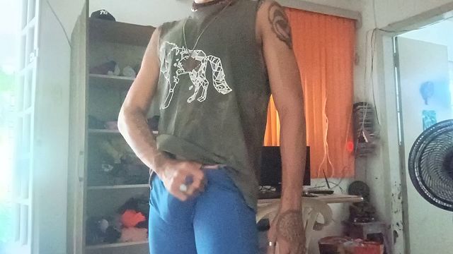 Guy Gets Ready for Gym