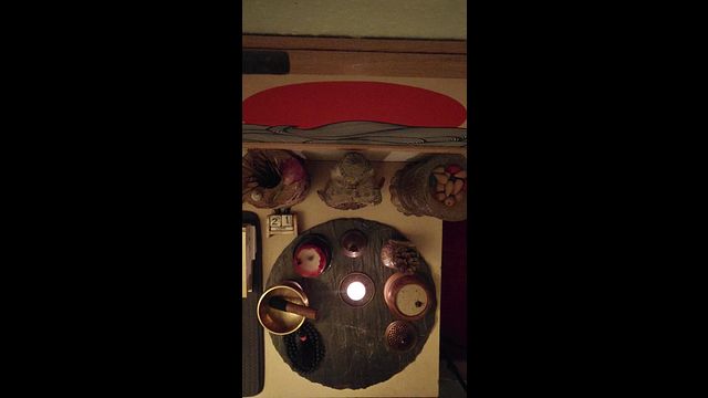 Meditative Gay Encounter at Altar