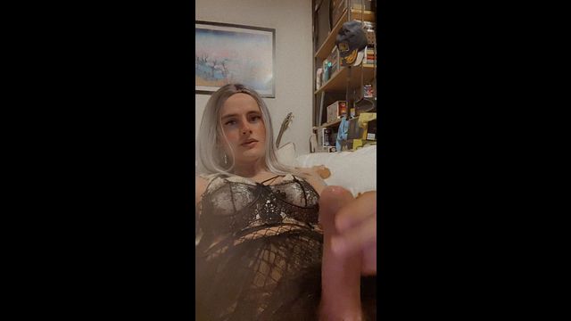 Femboy Teases with Seductive Moves