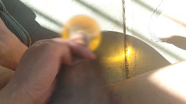 Gay Man Wears Condom, Creates Water Balloon with Morning Piss