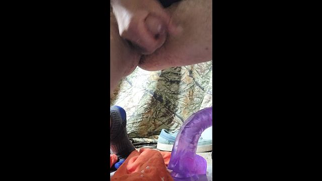 Guy Gets Pegged by Partner