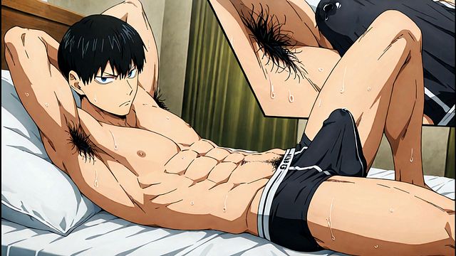Anime Twinks Kageyama Tobio in Hardcore Action