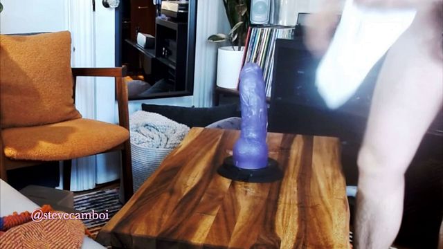 Guy Rides Krave Dildo to Hands-Free Climax