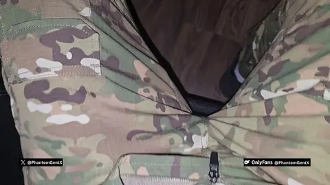 German Soldier Jerks Off Huge Cock