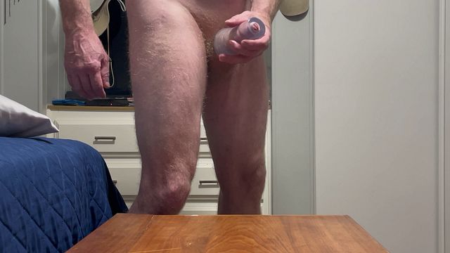 Horny Guy Masturbates to Orgasm
