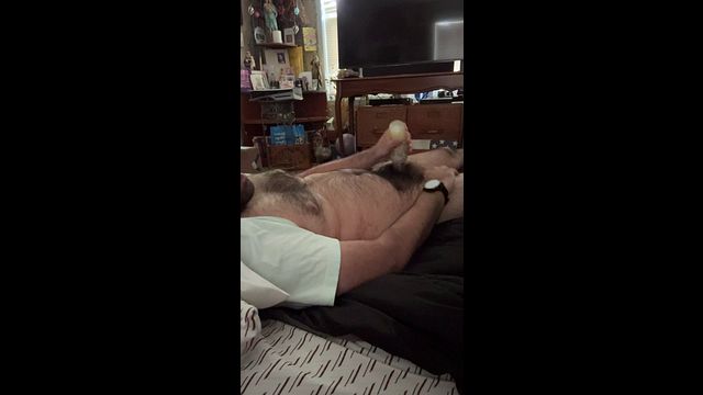 Guy Masturbates with Tenga