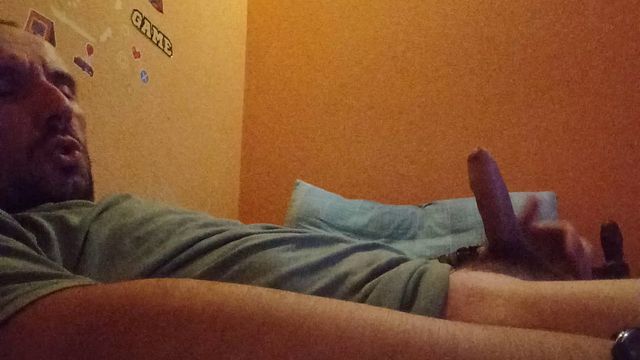 Gooning with Large Penis Stimulation