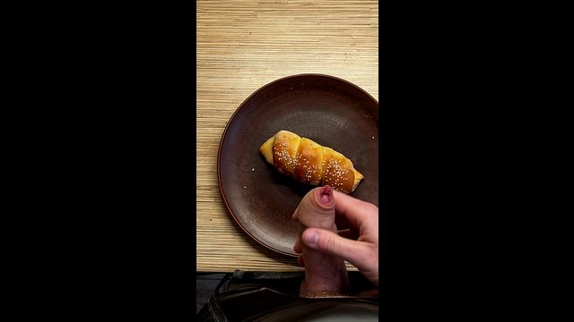 Gay Guy Cum Fills Hot Dog