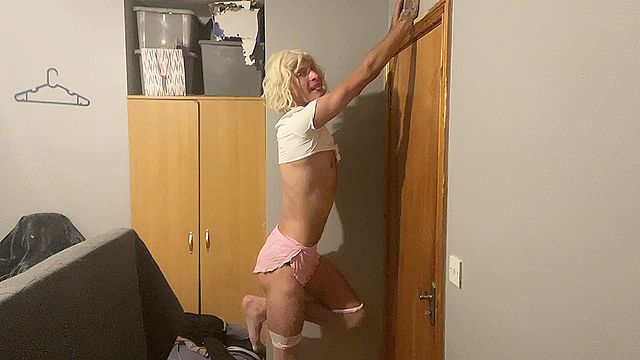 Femboy Transformation: Skinny Guy Shows Off