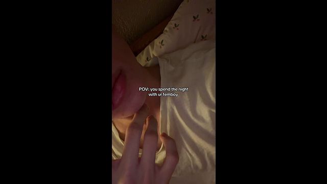 Femboy Gets Intimate Overnight Encounter