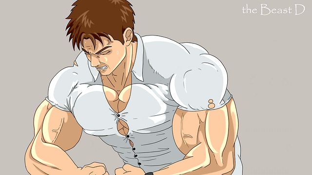 Muscle Growth Animation with Gay Twist