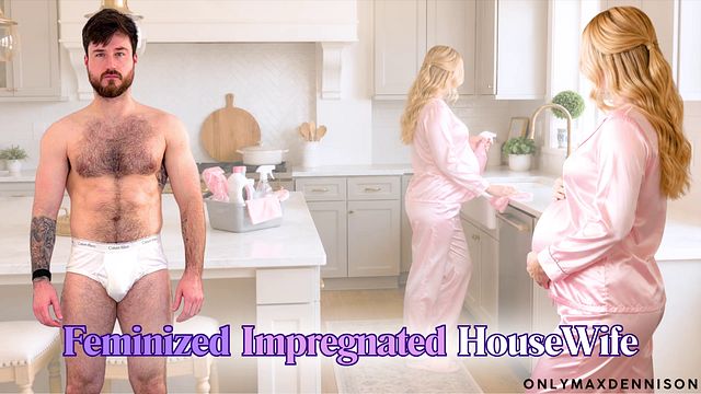 Feminized Husband Gets Impregnated by Dominant Top