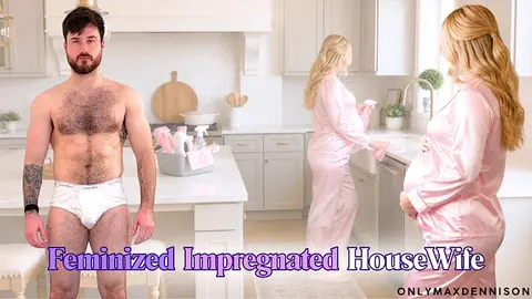Feminized Husband Gets Impregnated by Dominant Top