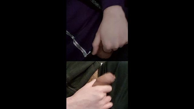 Two Guys Rub Huge Erections Together