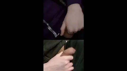Two Guys Rub Huge Erections Together