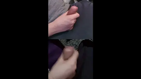 Two Plump Cocks Leak Pre-Cum During Masturbation