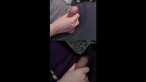 Two Fat Guys Wank and Leak Pre-Cum
