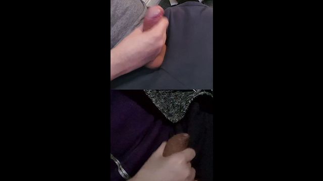 Two Huge Cocks Leak Pre-Cum During Tease
