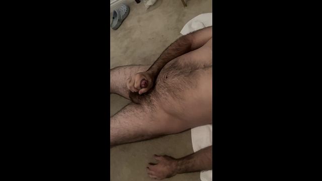 Guy Reaches Intense Climax