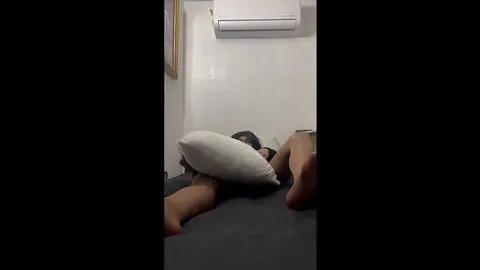 Femboy Masturbates in Pantyhose