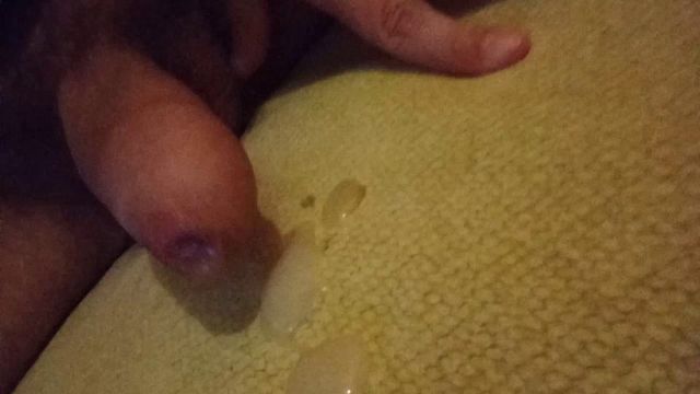 Guy Jerks Off and Cums