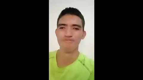 Horny Guy Masturbates Alone in Room