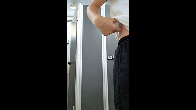 Naked Guy Caught in Public Bathroom
