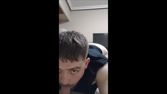 Gay Guy Sucks Cock in POV