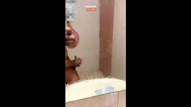 Black Guy Enjoys Solo Extreme Pleasure