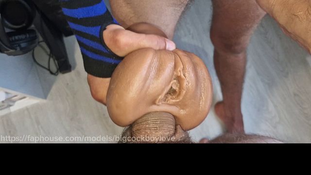 Stepfather and Son Share a Thick Cock