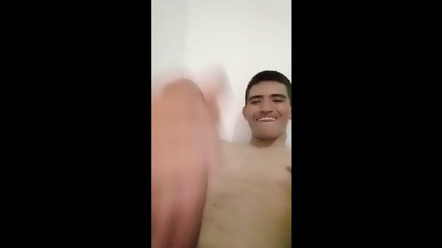 Horny Guy Jerks Off to Relieve Heat