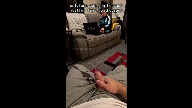 Straight Roommate Catches Pee Show